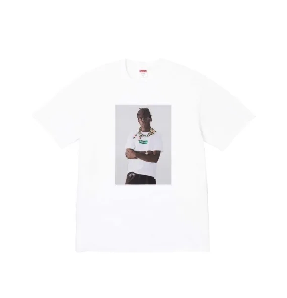 XL FW24 M Creator Tee White Sleeve Short S Tyler Printed Portrait Black L and Neck T Round The 0708
